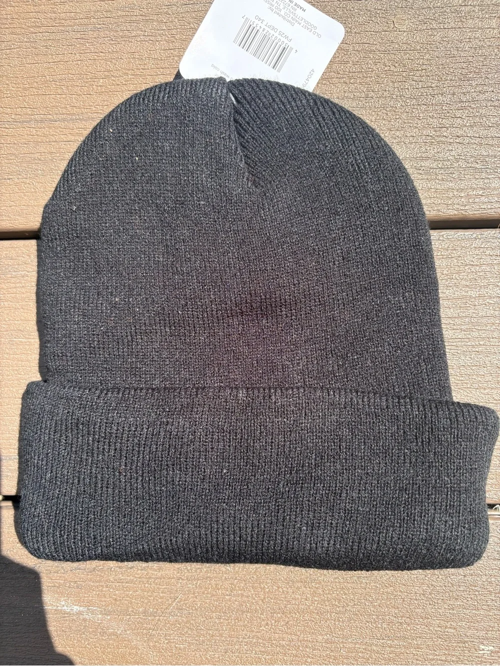 MOSSY OAK Double Fleece Lined Beanie Cap Black